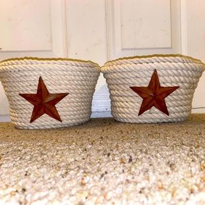 Rope Storage Baskets